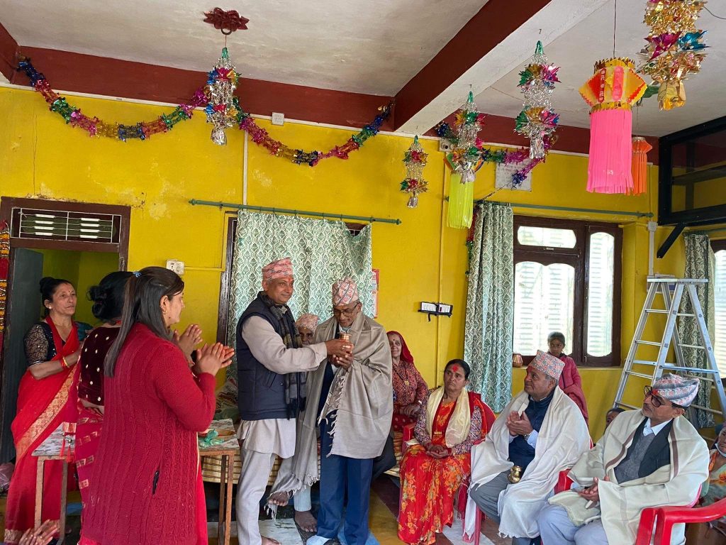श्री राधाकृष्ण मंदिर इन्द्रेगौडा गुल्मी मा शिवरात्री पर्व तथा सम्मान कार्यक्रम सम्पन्न