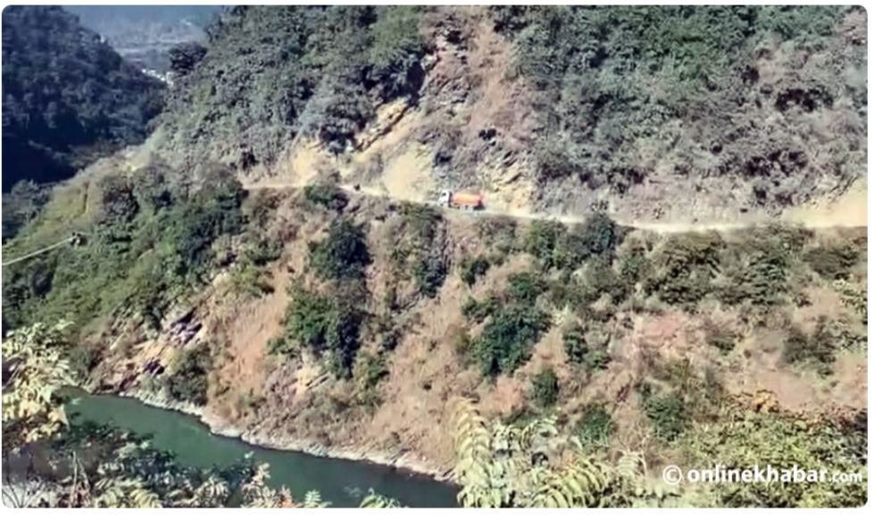 रुद्रवेणी–वामीटक्सार सडकखण्ड आजदेखि १५ फागुनसम्म बन्द हुने